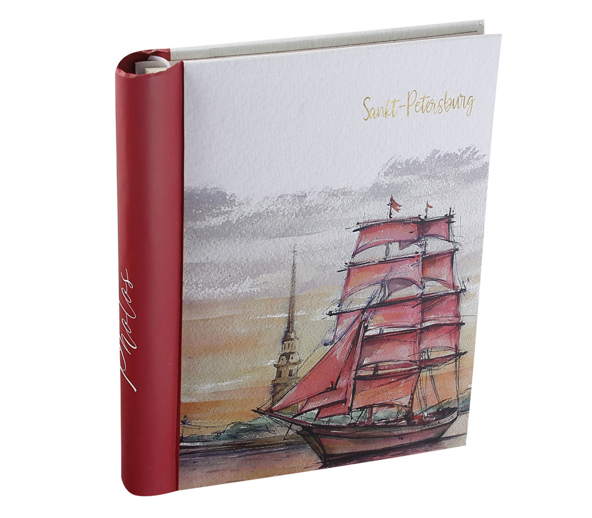 Фотоальбом Полином 20 листов 23х28 см, магнитный, «Алые Паруса»