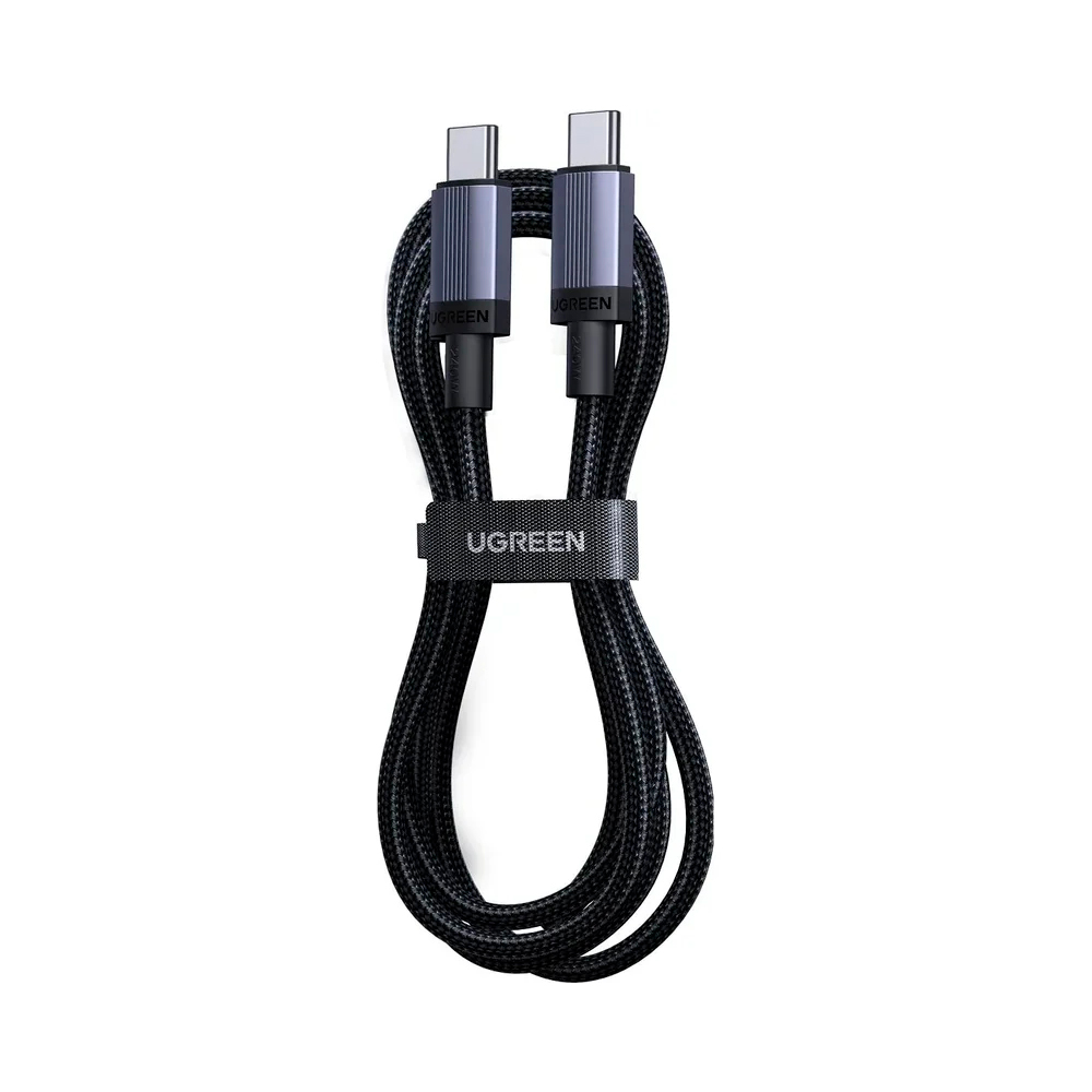 Кабель Ugreen L532, USB-C - USB-C, 240 Вт, 1 м, серый