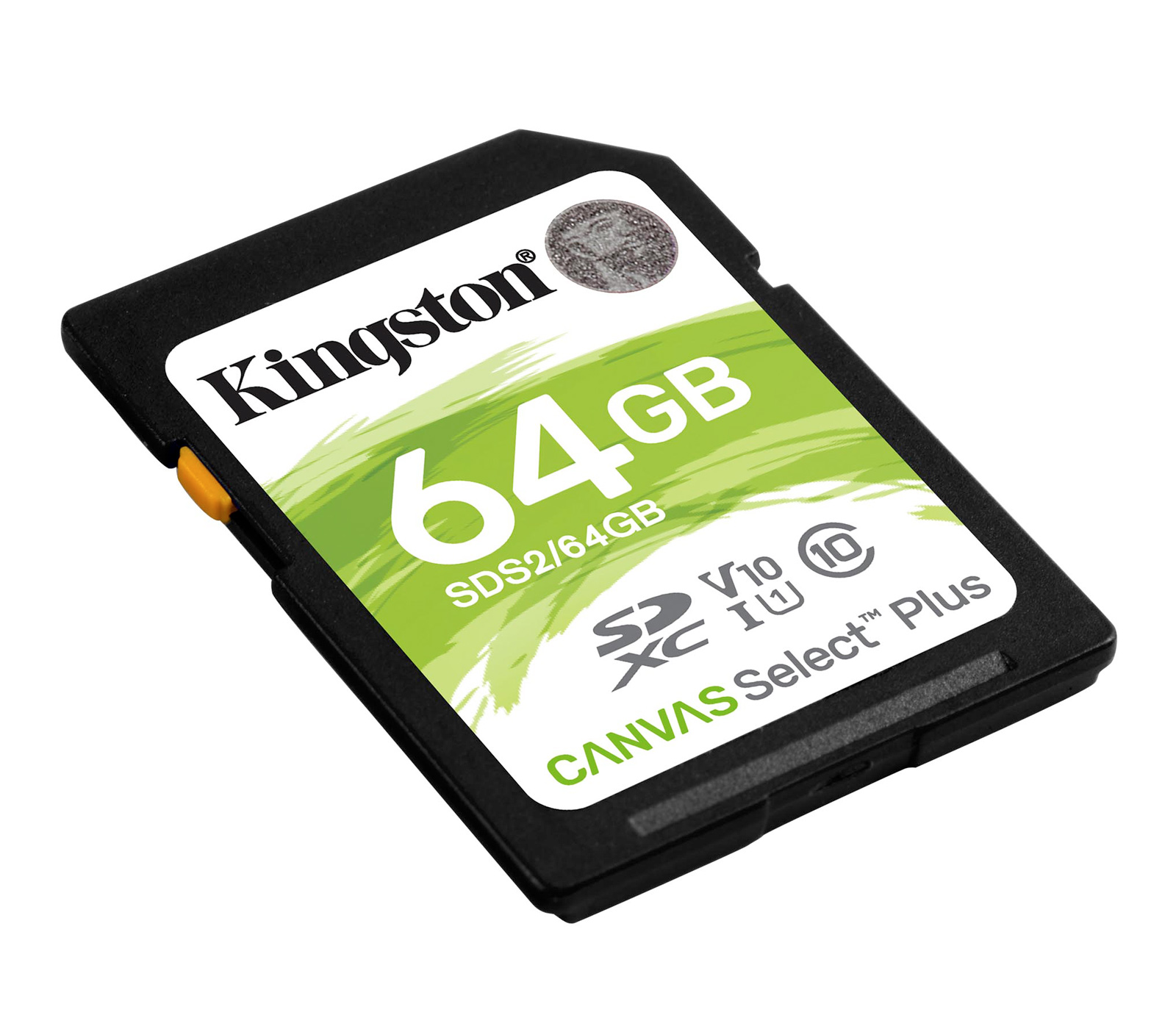 Карта памяти Kingston SDXC 64GB Canvas Select Plus UHS-I Class 10 U1 V10