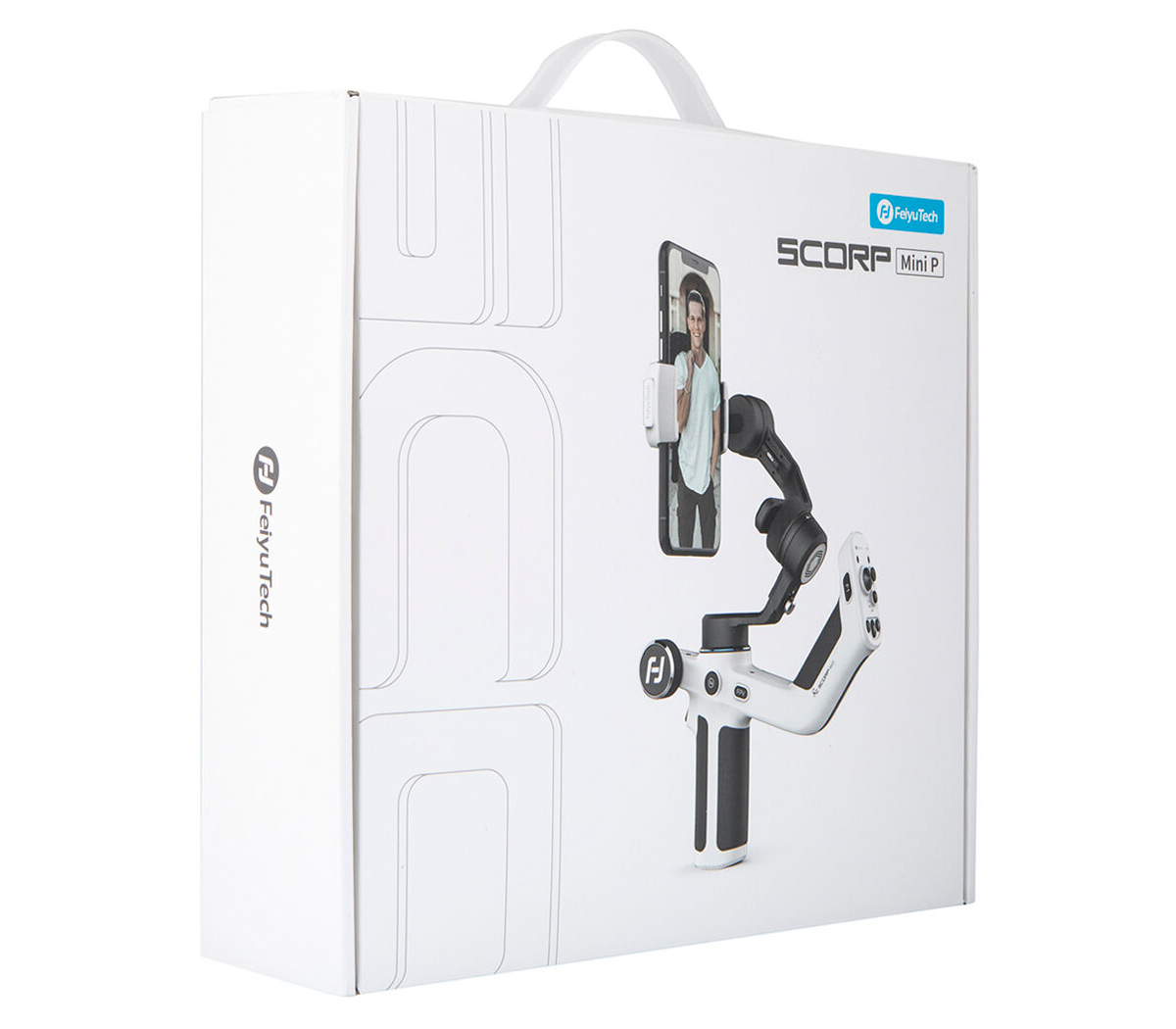 Стабилизатор FeiyuTech Scorp Mini P Kit, трехосевой, для смартфонов, белый