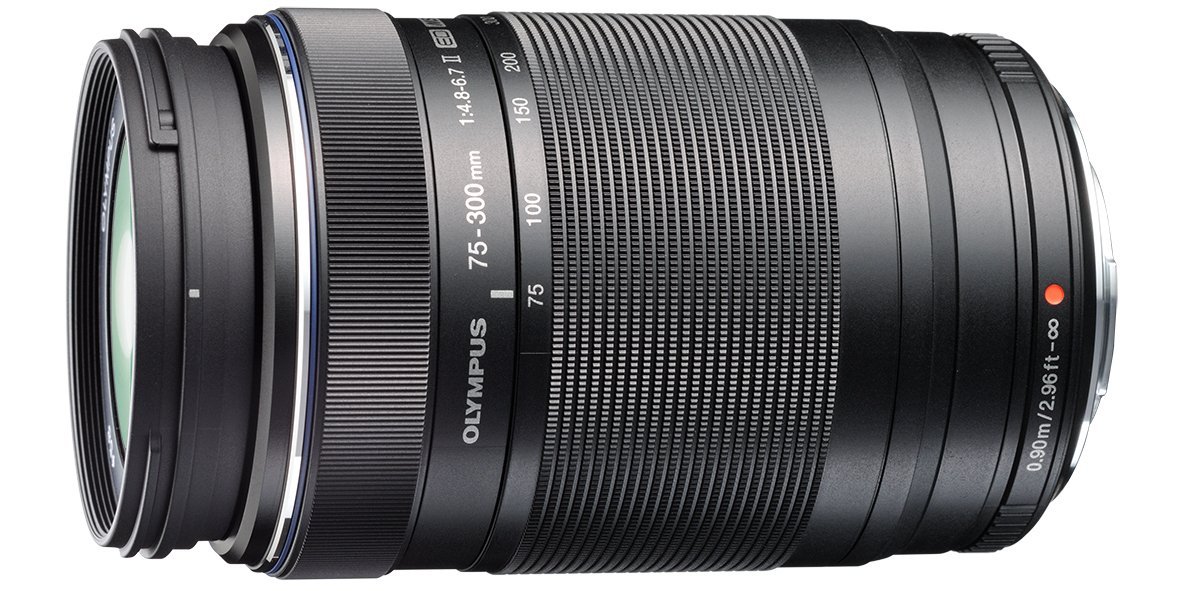Объектив Olympus M.ZUIKO DIGITAL ED 75-300mm 1:4.8-6.7 II черный