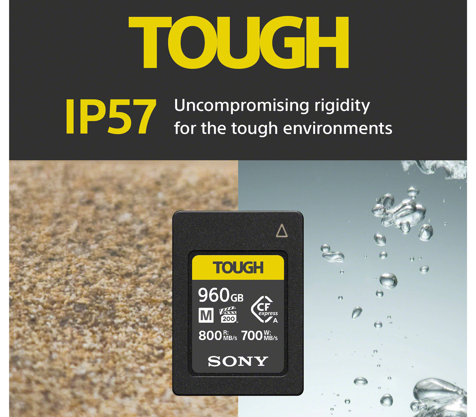Карта памяти Sony CFexpress Type A 960GB Tough, R800 / W700