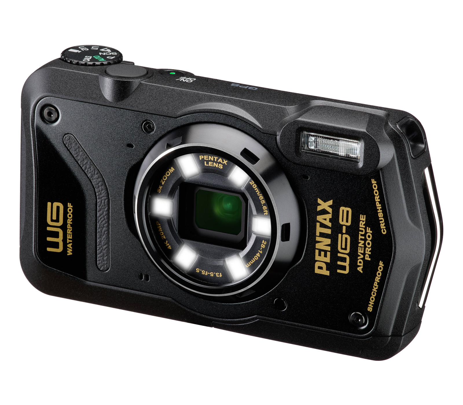 Компактный фотоаппарат Pentax WG-8 черный