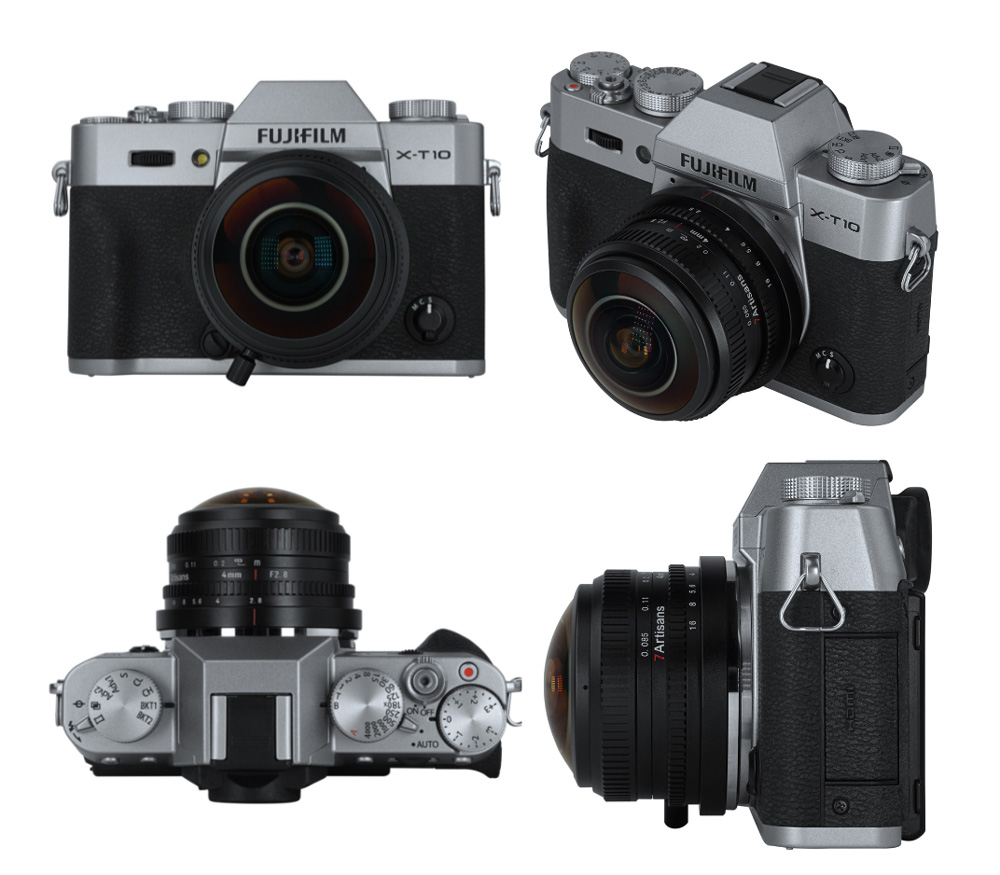 Объектив 7Artisans 4mm f/2.8 Fisheye Fujifilm X
