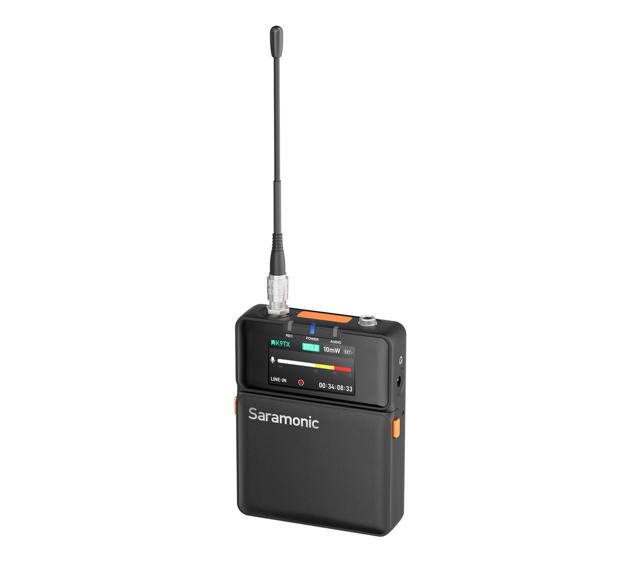 Беспроводная система Saramonic K9, TX+TX+RX, 3.5 мм TRS, УВЧ, 550-960 МГц, 2 канала, кейс