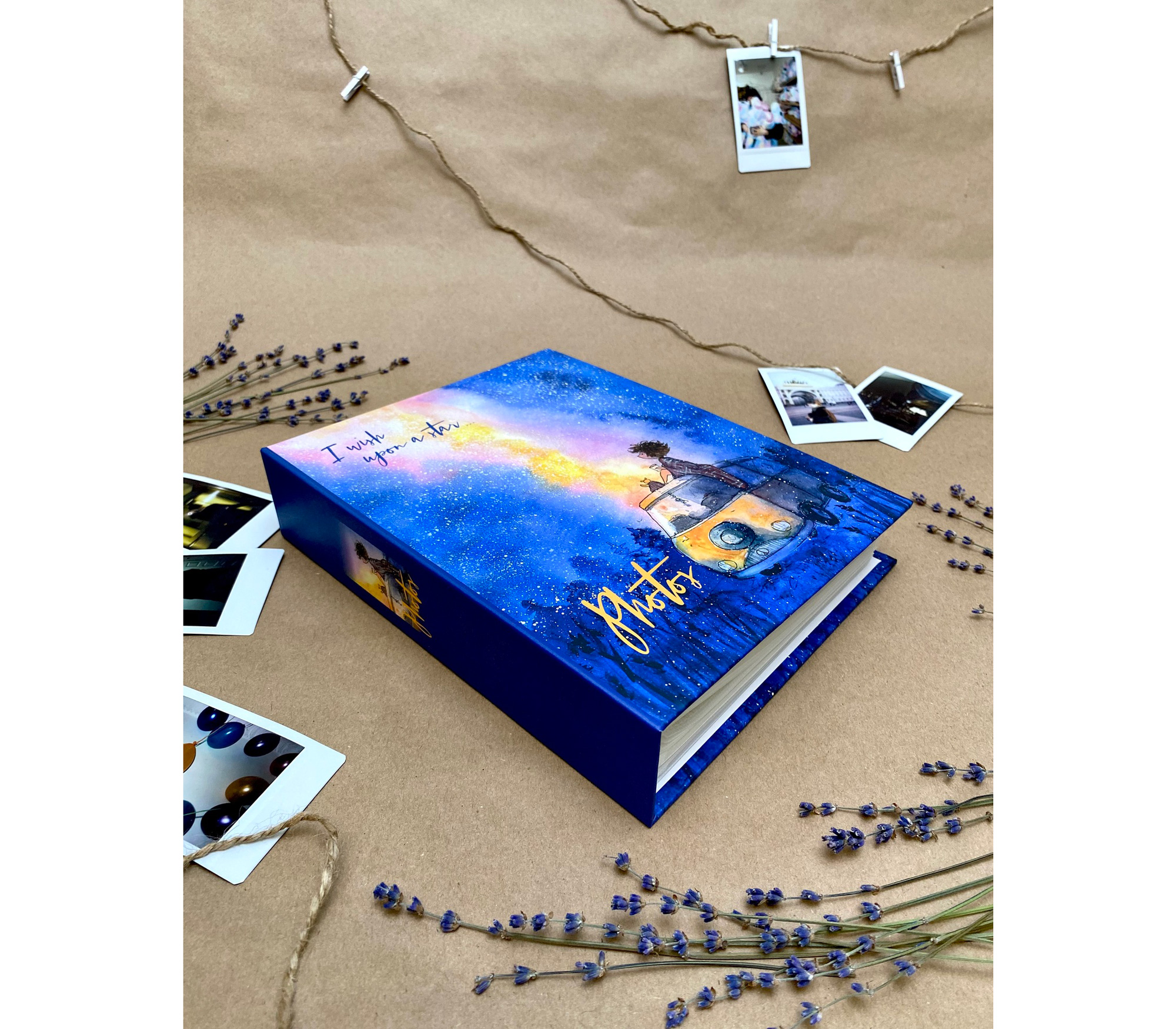 Фотоальбом Полином 10х15 см 200 фото, Cosmo Sketch - Млечный путь