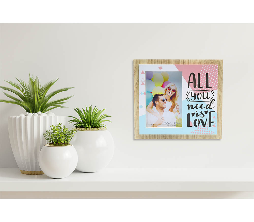 Фоторамка Fotografia 10x15 см, с подсветкой, "All you need is love" (FFL-834)