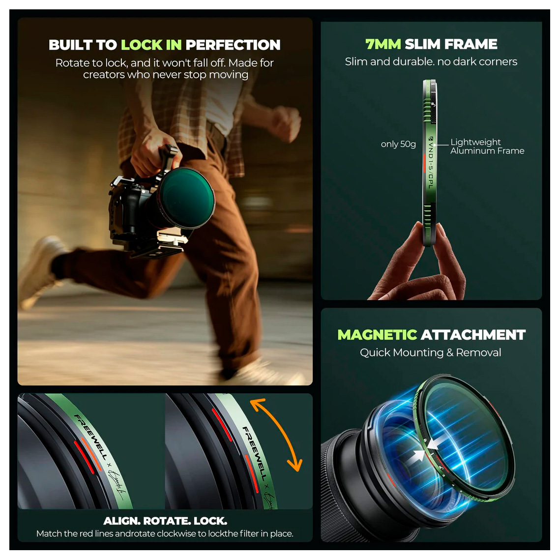 Набор фильтров Freewell Brandon Li Variable ND/CPL Basic Kit 67mm