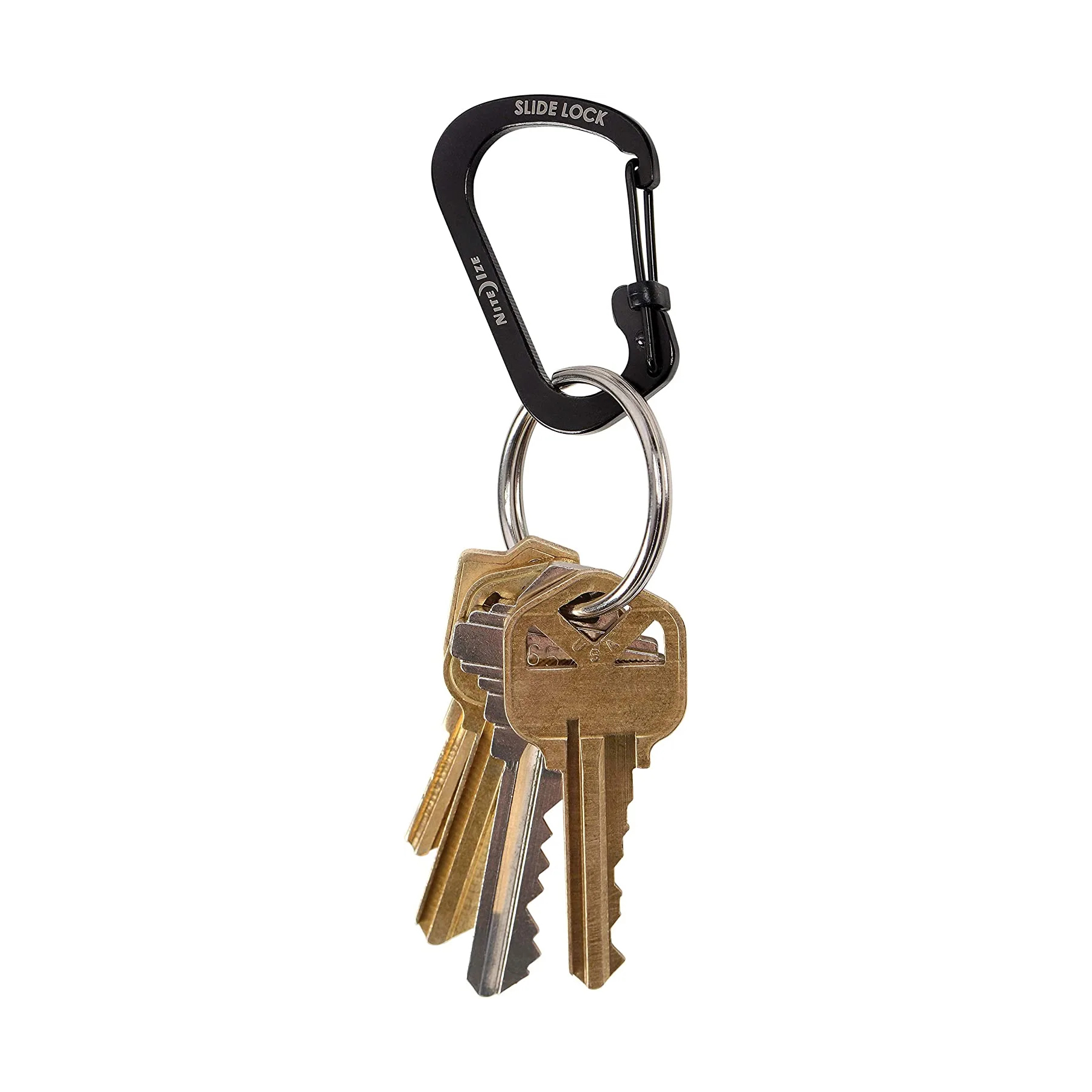 Карабин Nite Ize SlideLock Carabiner, размер 2, черный