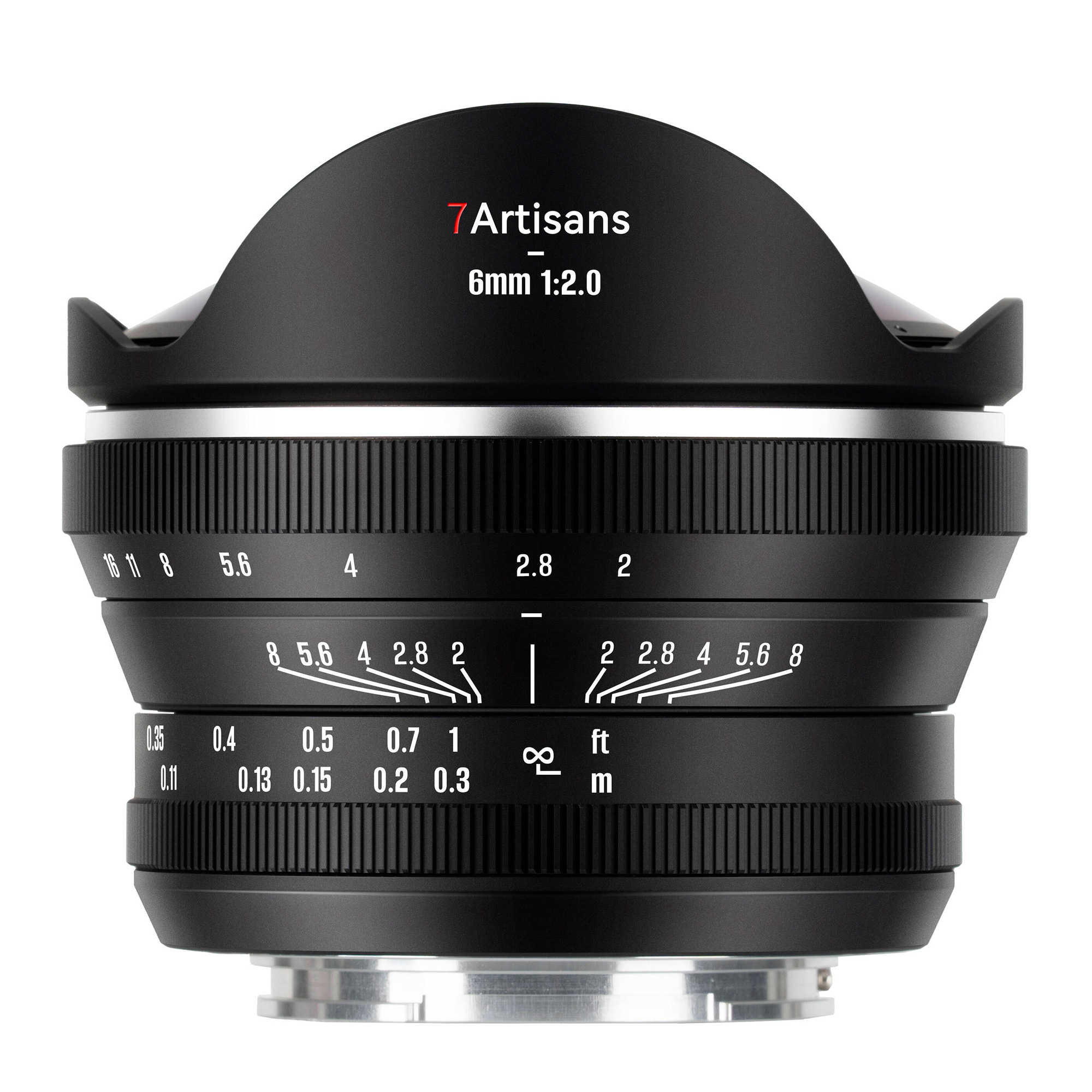Объектив 7Artisans 6mm f/2 Fisheye для Fujifilm X-Mount