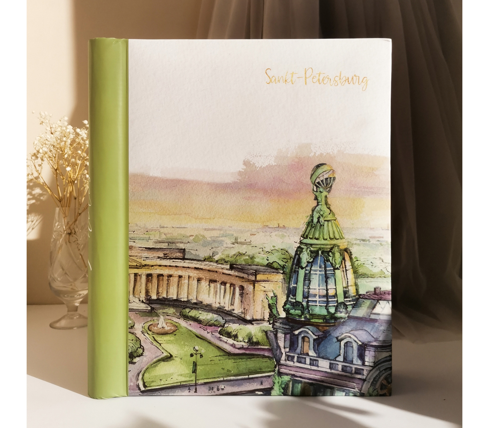 Фотоальбом Полином 20 листов 23х28 см, магнитный, «Дом Зингера»