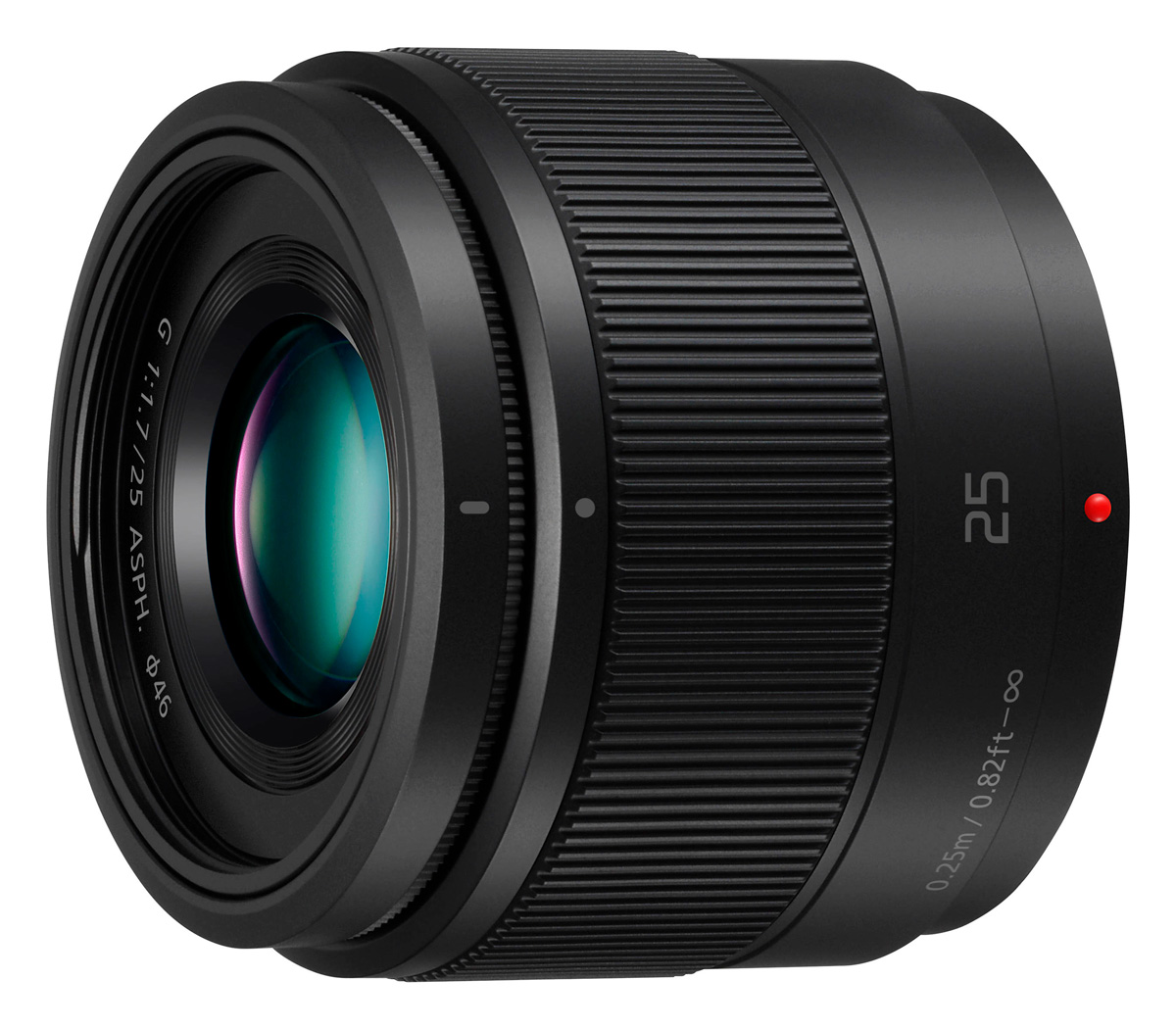 Объектив Panasonic Lumix 25mm f/1.7 G Aspherical, черный (уцененный)