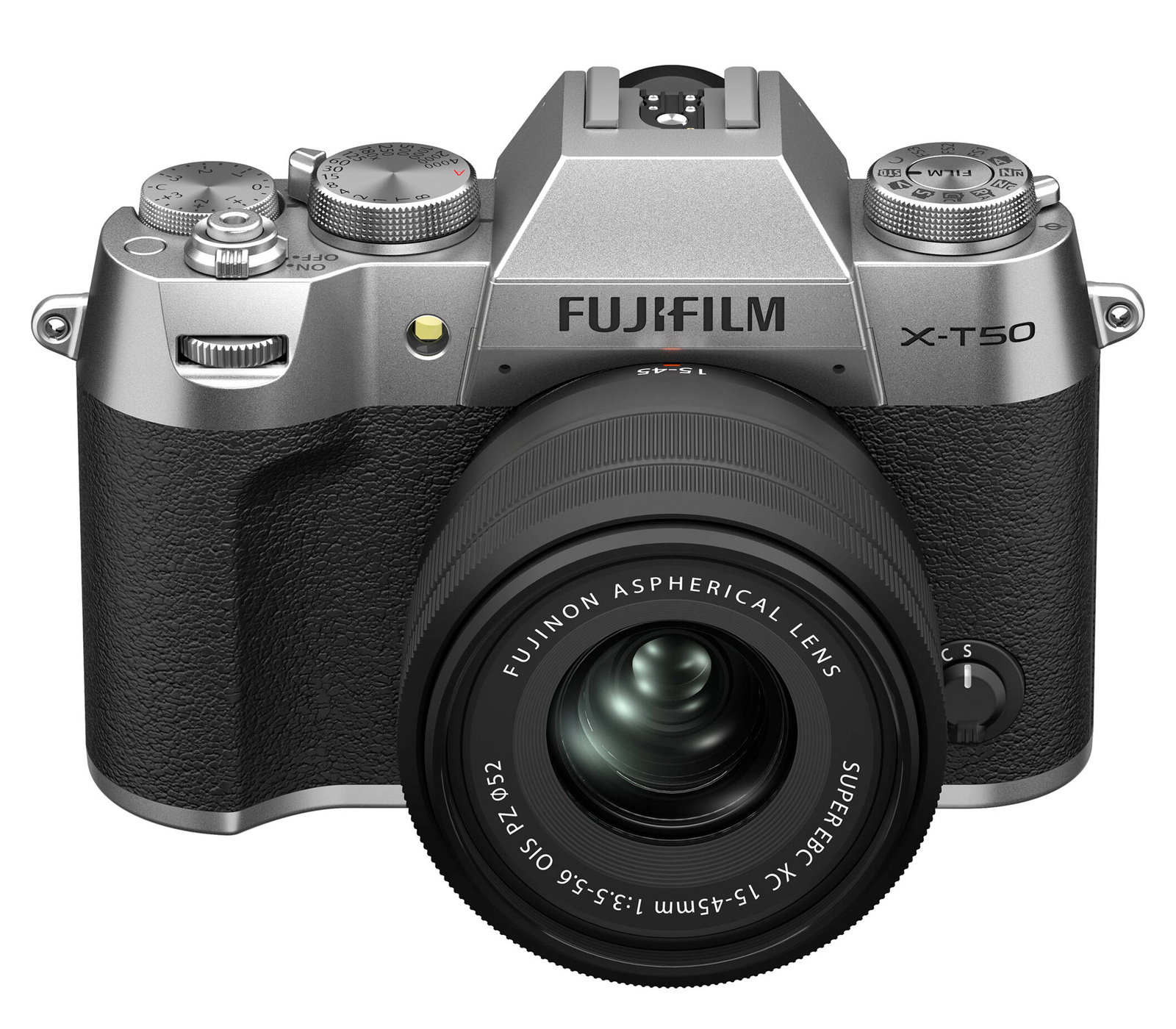 Беззеркальный фотоаппарат Fujifilm X-T50 Kit XC 15-45mm, серебристый