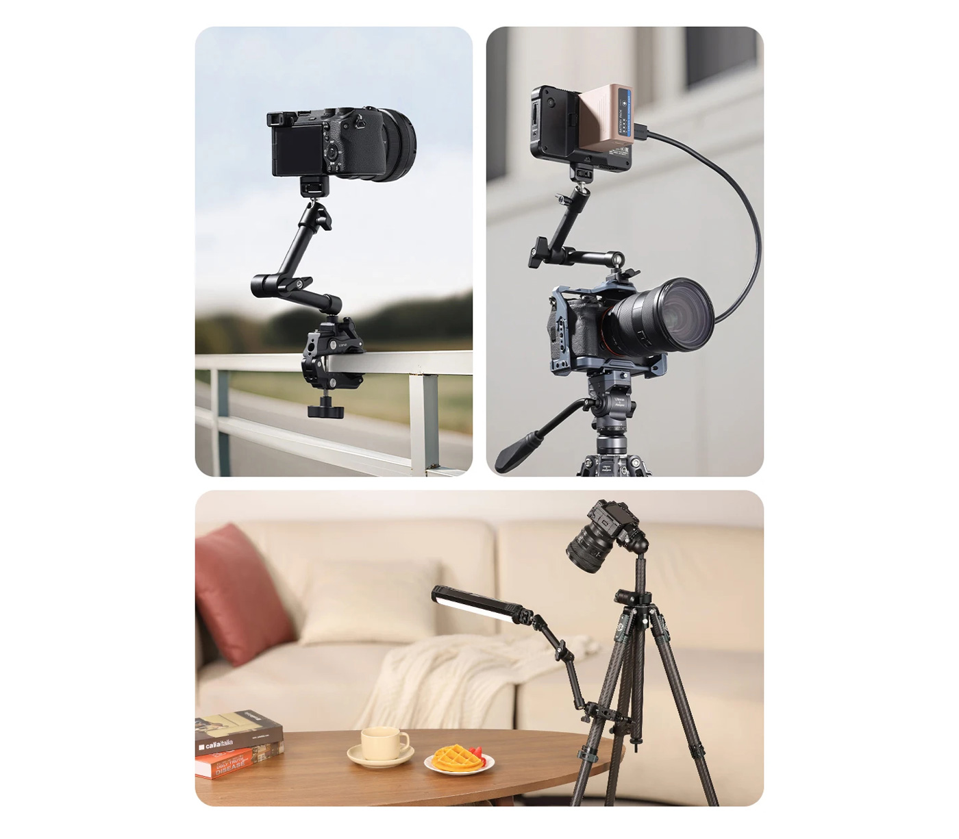 Кронштейн с зажимом Ulanzi HD02 10" Magic Arm Kit