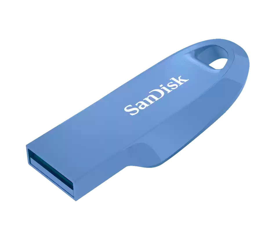 Накопитель SanDisk USB3.2 Flash 128GB Ultra Curve, синий