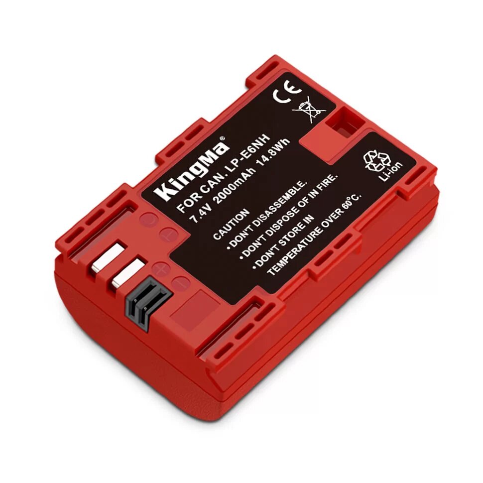 Аккумулятор Kingma LP-E6NH, с защитным кейсом, 2000 мАч