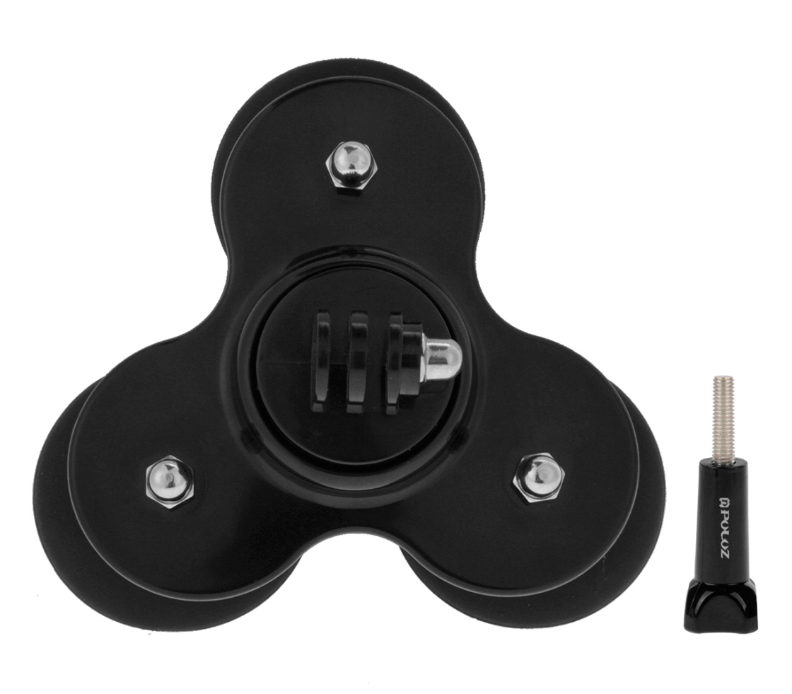 Присоска для экшн-камер Puluz PU164B Triangle Suction Cup Mount