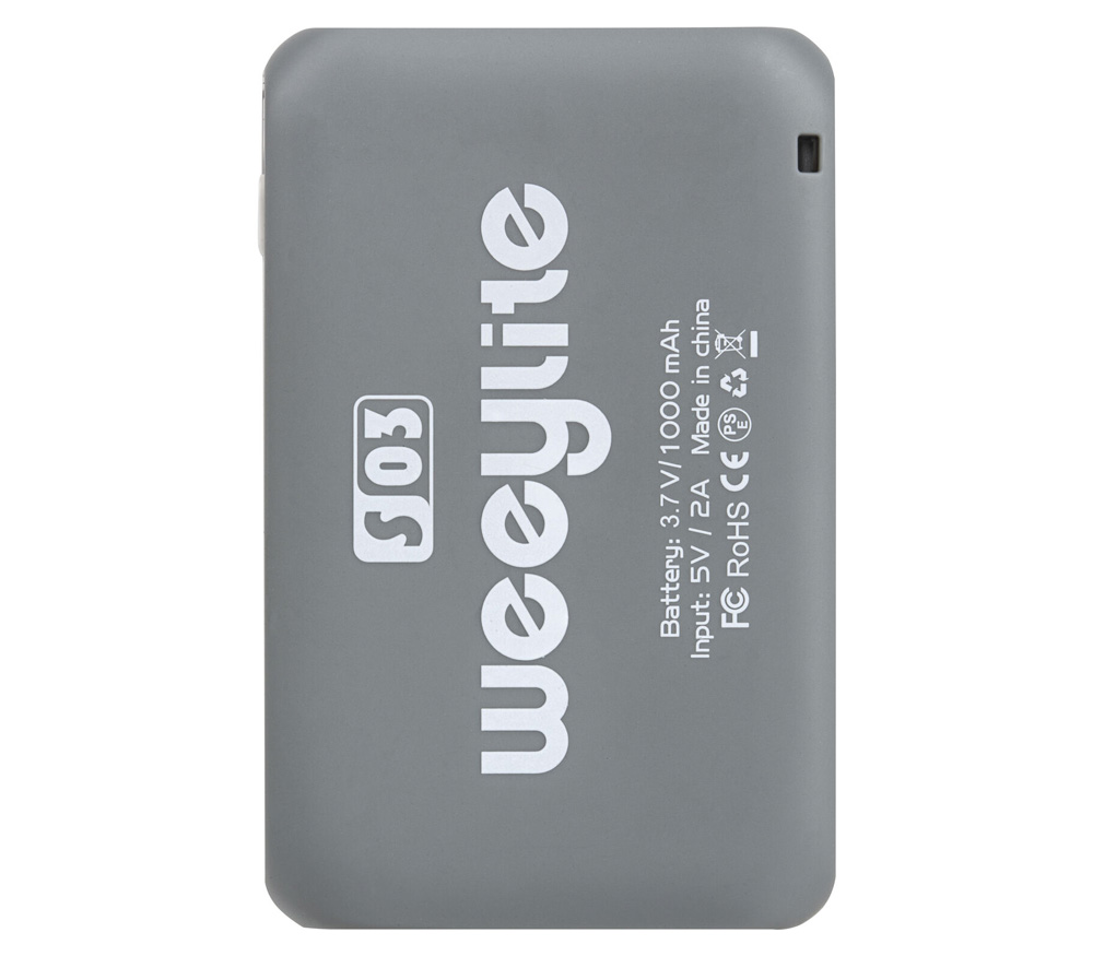 Осветитель Viltrox Weeylite S03, светодиодный, 2800-6800К, RGB, 4 Вт, серый