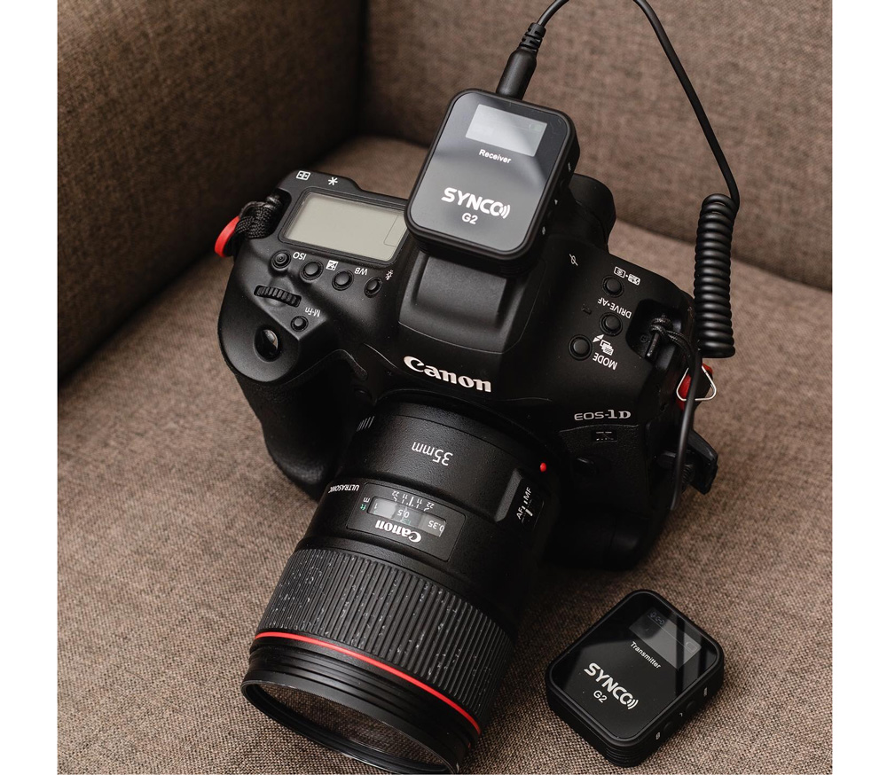 Беспроводная система Synco G2 A1, 2.4 ГГц, передатчик + приемник, 3.5 мм TRS / TRRS + USB-C