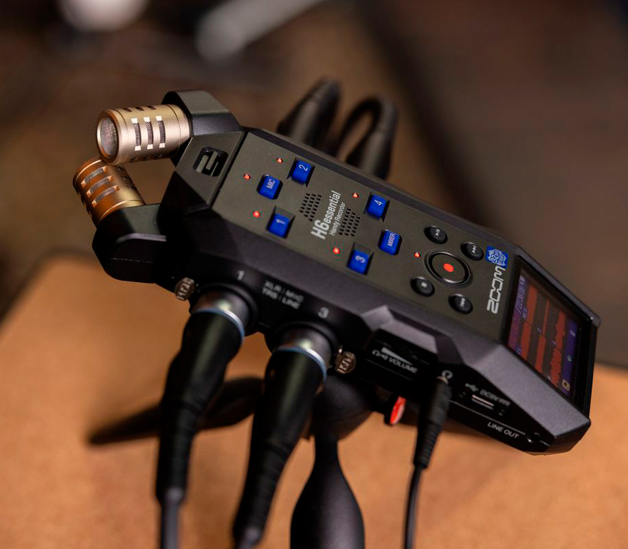 Портативный рекордер Zoom H6e, 32 bit Float