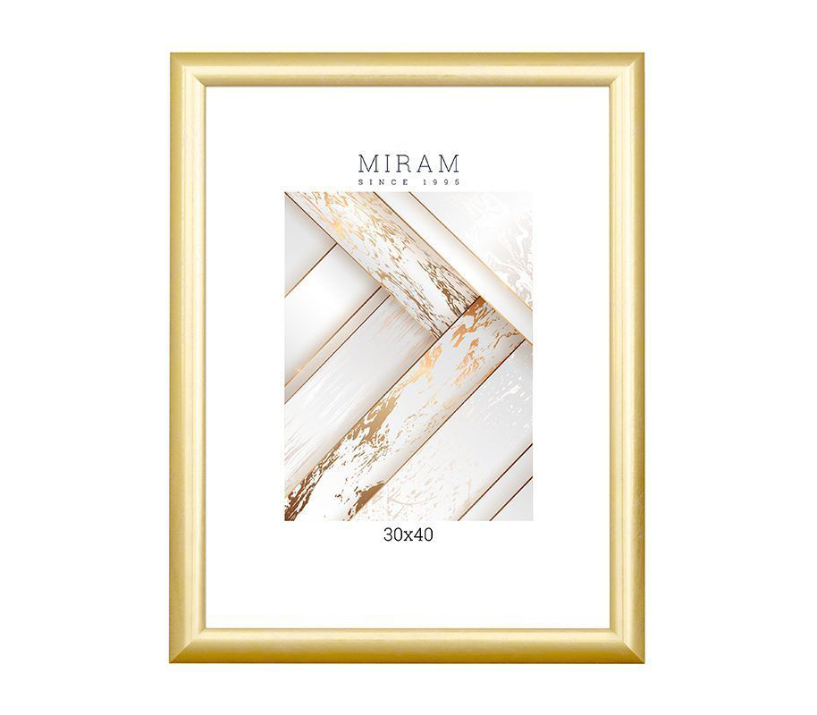 Фоторамка Мирам 30х40 см золотая (647211-15)