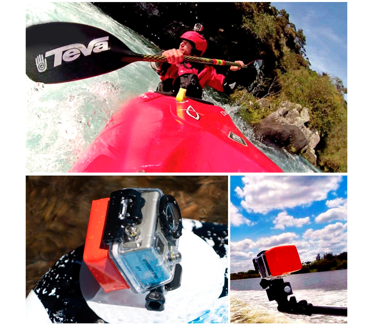 Комплект аксессуаров Puluz PKT20 Surfing Accessories Kit 14 в 1, для экшн-камер