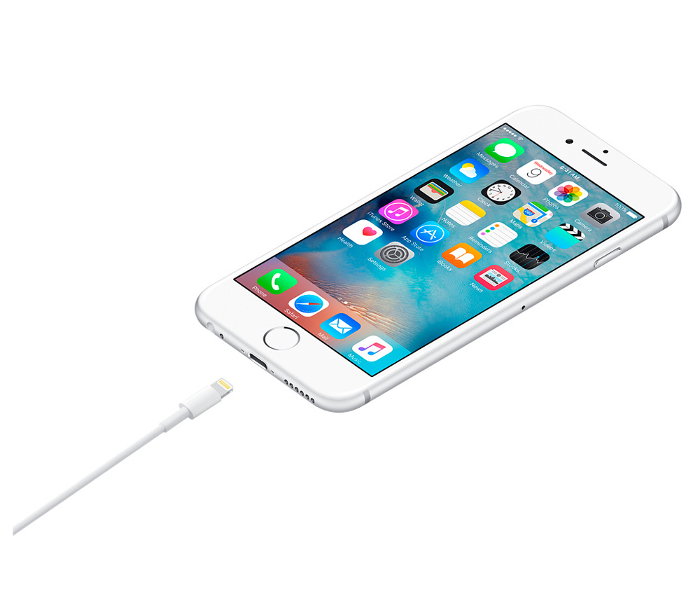 Кабель Apple Lightning / USB 1 м, белый