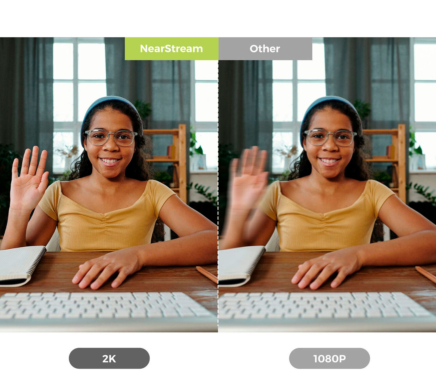 Веб-камера Nearity NearStream V02AF, 1080 60p, AI шумоподавление (уцененный)