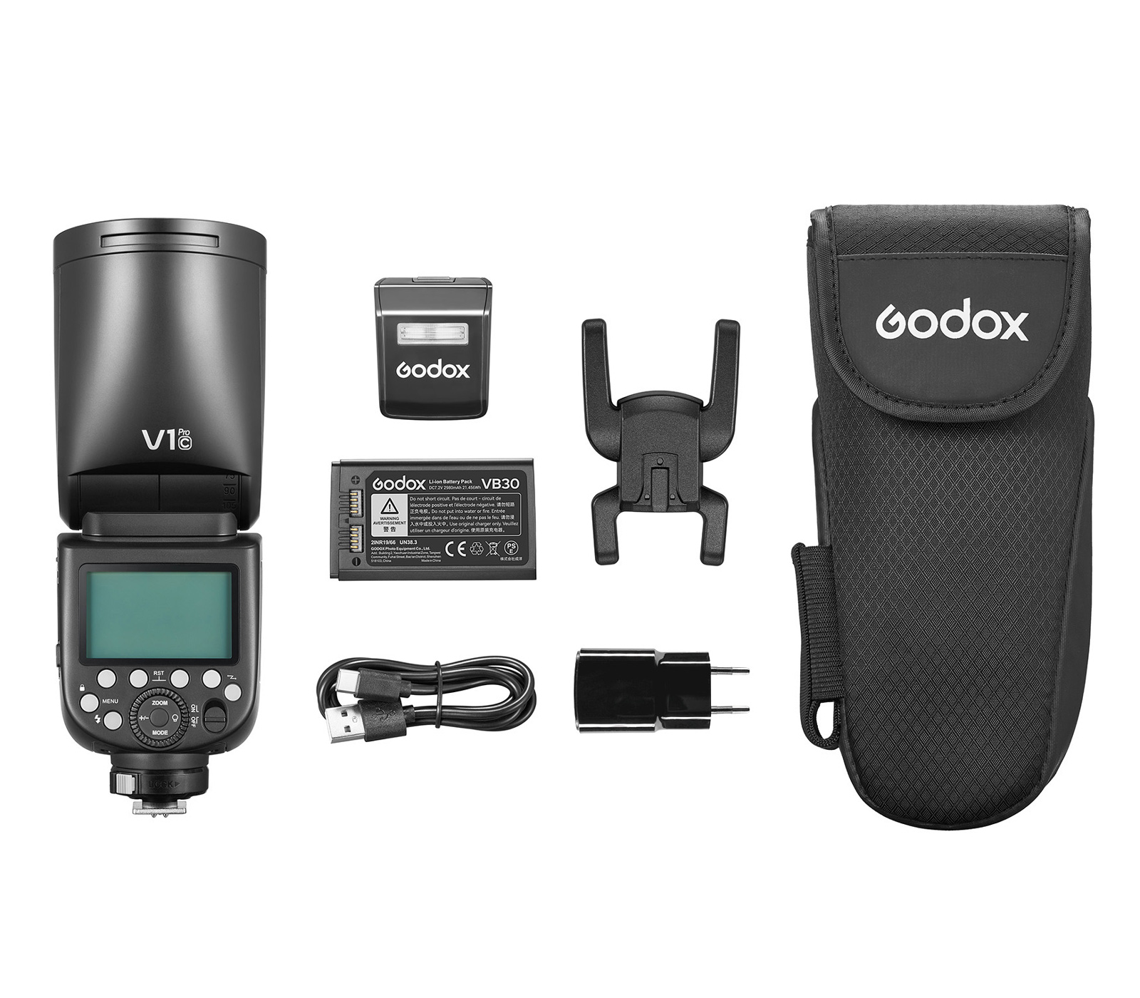 Вспышка Godox V1Pro C, TTL, для Canon