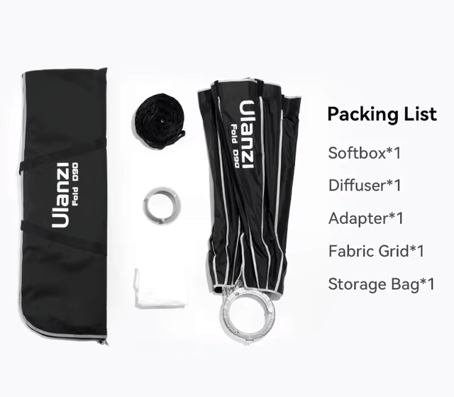 Софтбокс Ulanzi LAS003-90, 90 см, байонет Bowens