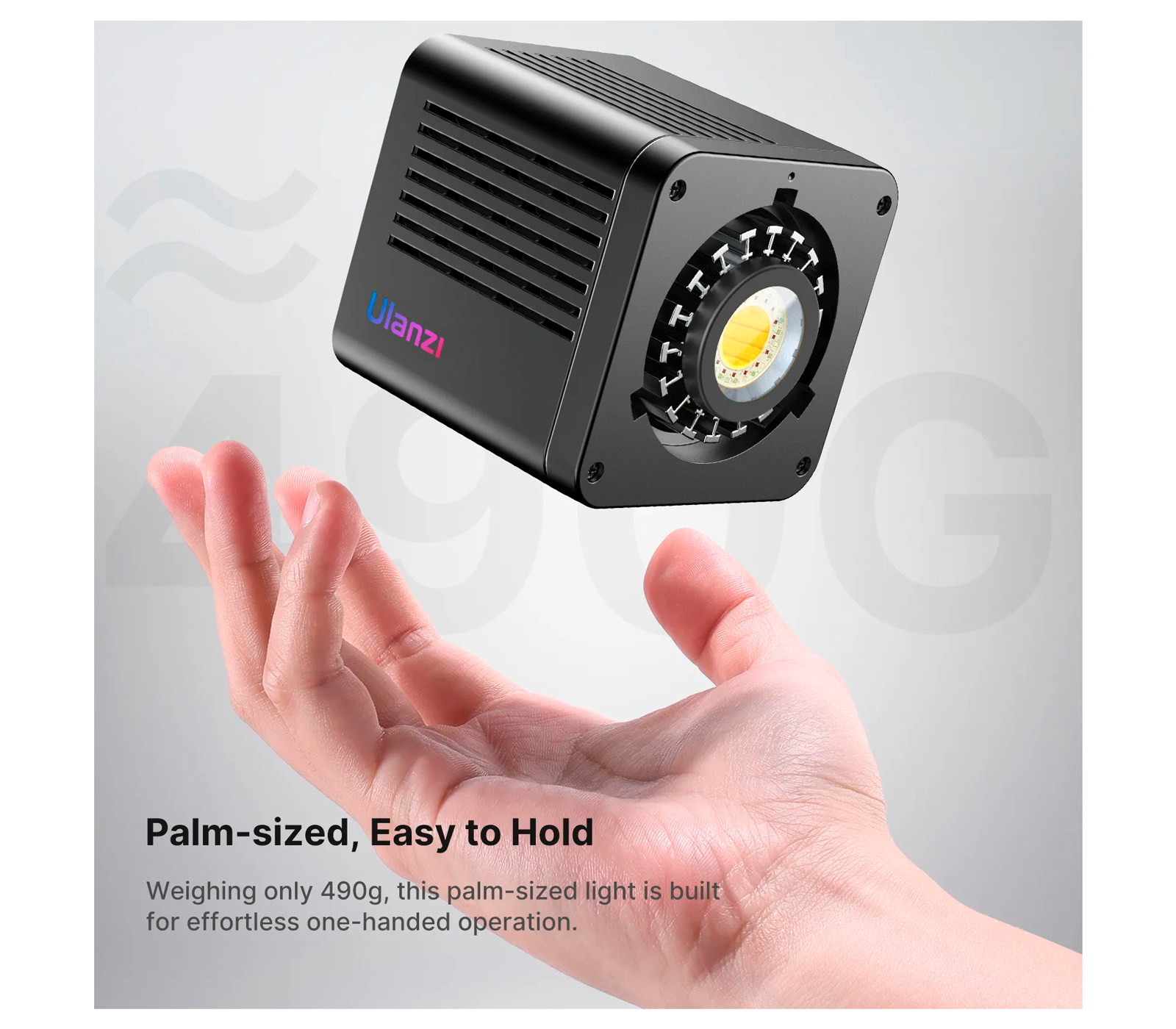 Осветитель Ulanzi 40W RGB, 2500-6500К, 40 Вт, Mini Bowens