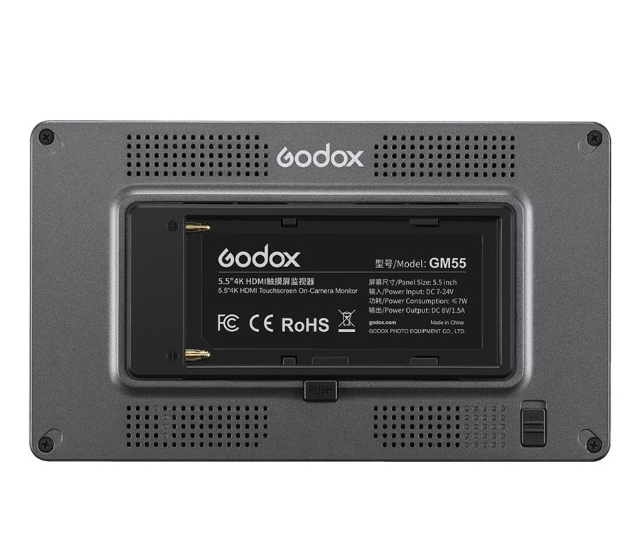Накамерный монитор Godox GM55, 5.5” 4K HDMI