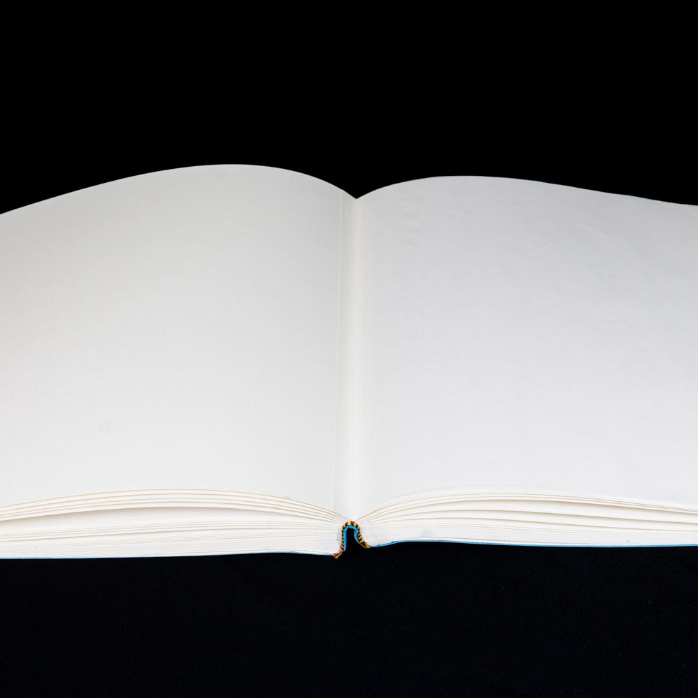 Кожаный фотоальбом Florentia 30х30 см, 100 страниц "Tifani " бирюзовый