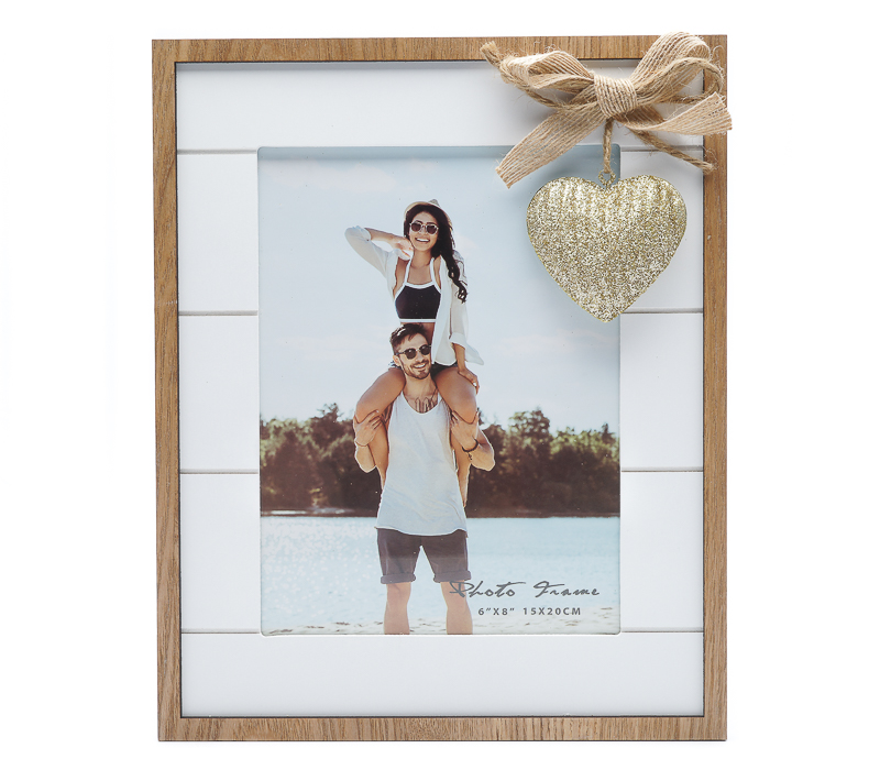 Фоторамка Fotografia "Сердце" 15x20 см, вертикальная (FFL-820)