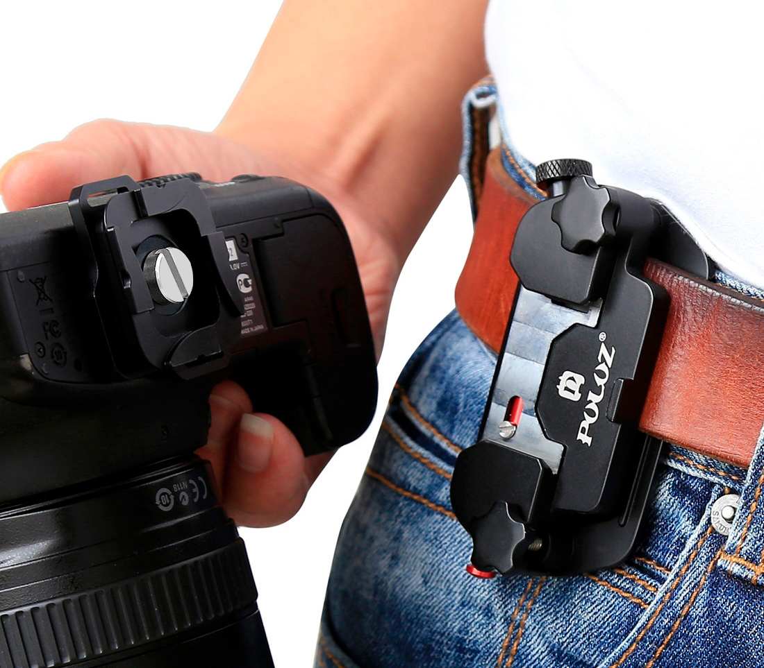 Крепление для камеры Puluz PU231R Capture Camera Clip, на ремень или лямку рюкзака