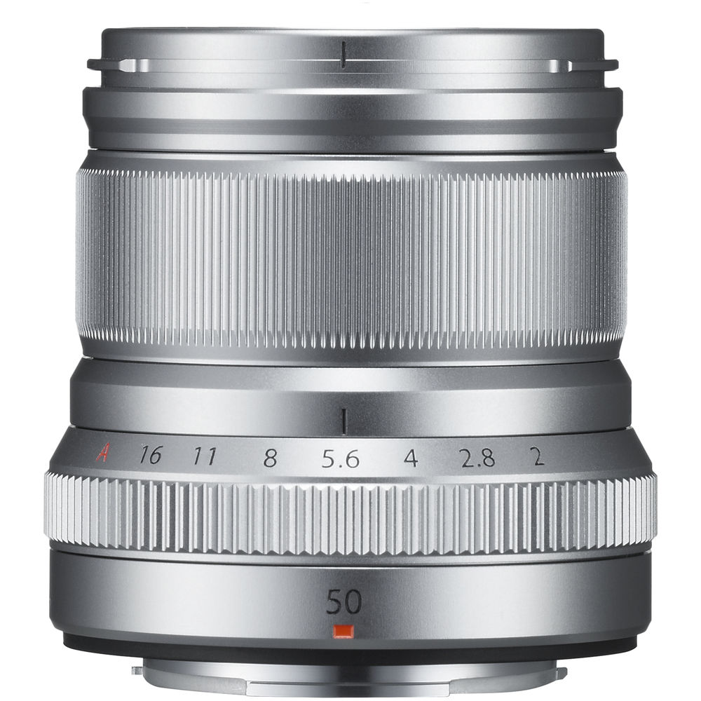 Объектив Fujifilm XF 50mm f/2 R WR серебристый