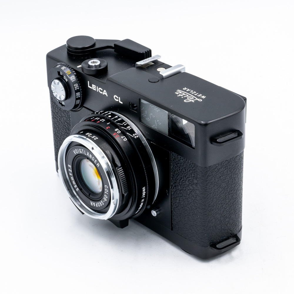 Пленочный фотоаппарат Leica CL + Voigtlaender Color-Skopar 35mm f/2.5 VM PII, Leica M-Mount (состояние 5) (б/у)