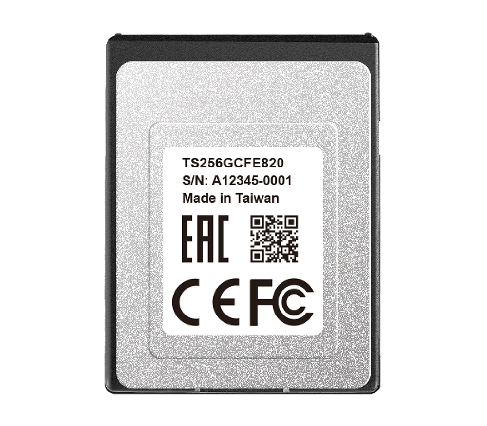 Карта памяти Transcend CFexpress Type B 256GB CFE820 (R1700/W1300)