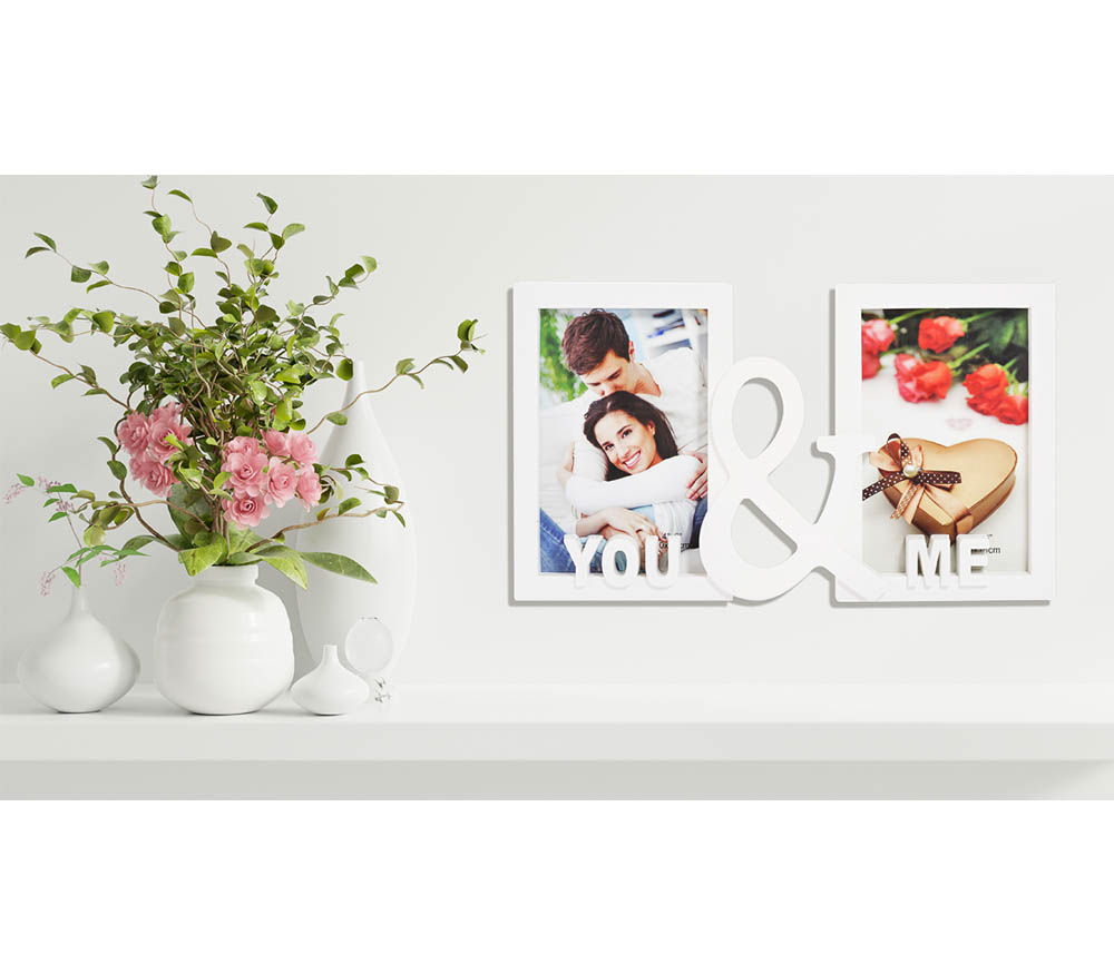 Мультирамка Fotografia You & Me на 2 фото 10х15, белая