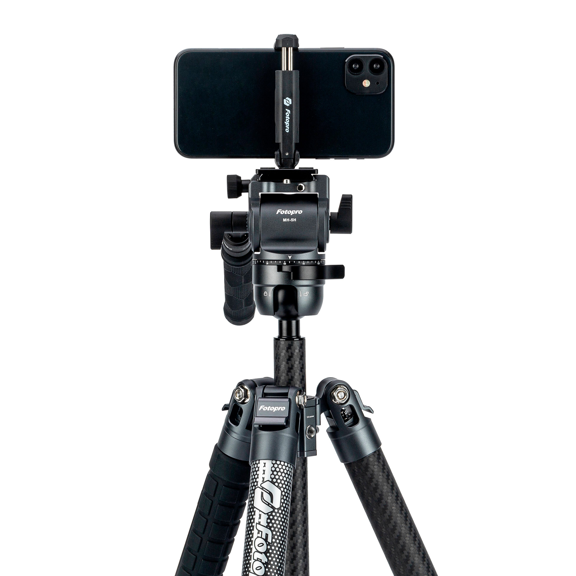 Штатив Fotopro X-Airfly Max Video, карбон, серый