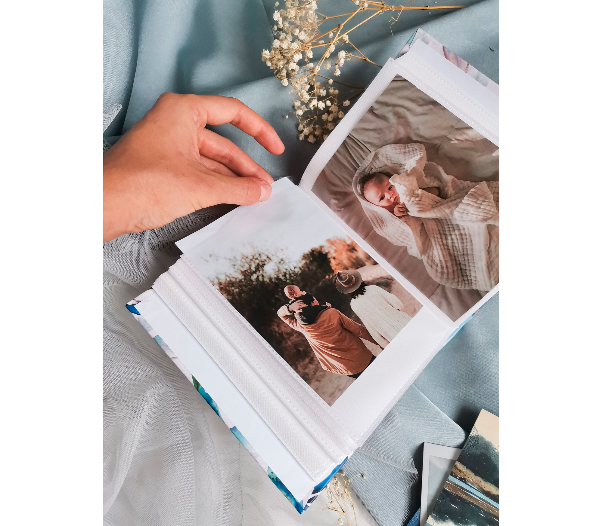 Фотоальбом Полином 10х15 см 100 фото, Flora Art - Магнолия