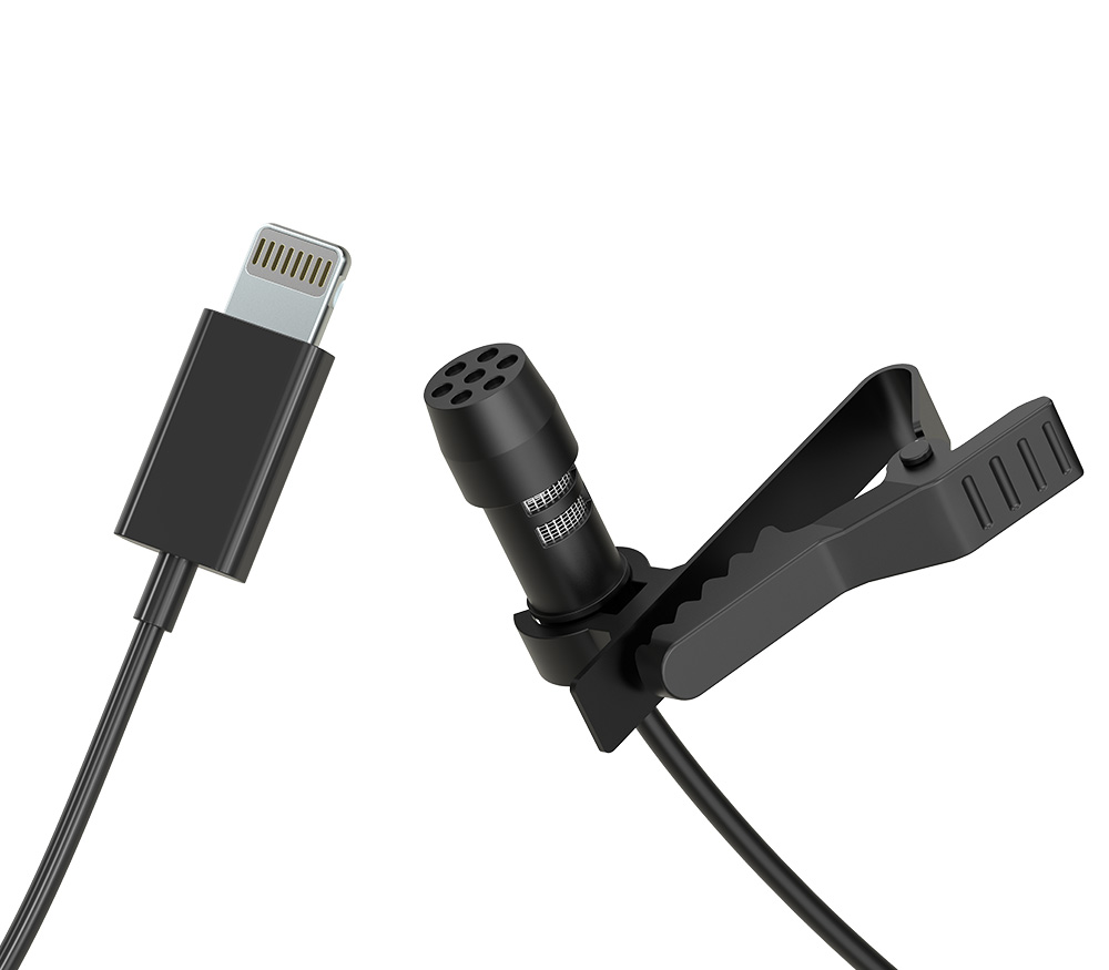 Микрофон Mirfak MC1P петличный, 3.5 мм TRRS + Lightning (MFI)