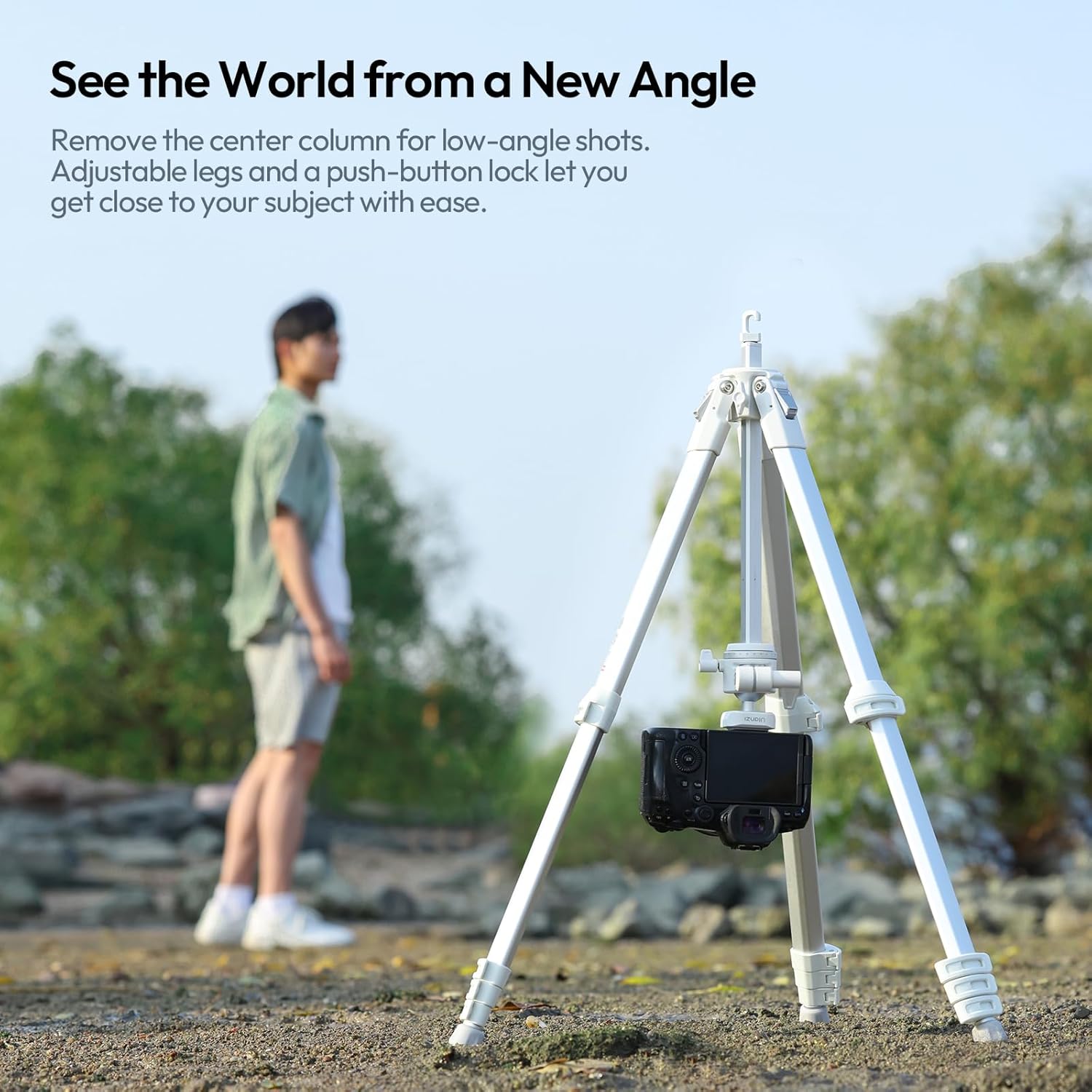 Штатив Ulanzi OMBRA II YING Tripod White, белый (T155)