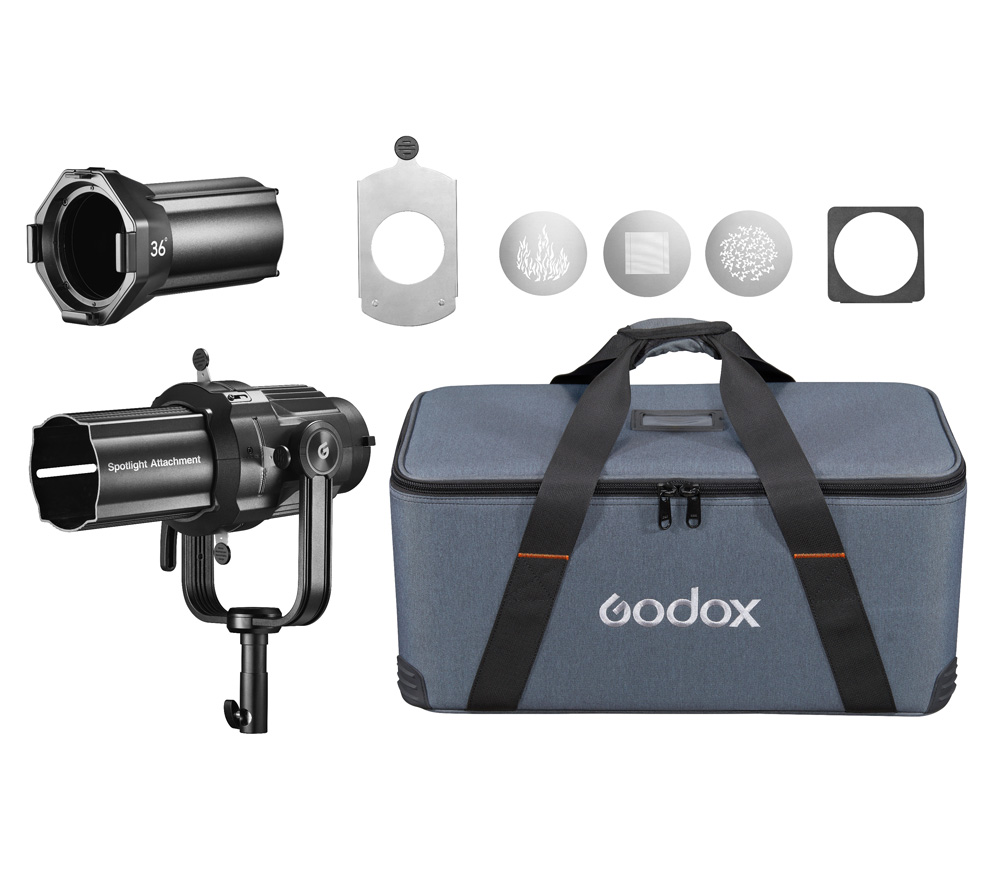 Проекционная насадка Godox VSA-36K с объективом 36°, Bowens