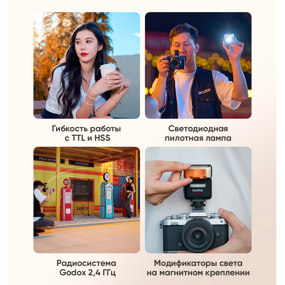 Вспышка Godox iFlash iT32 универсальная, модульная