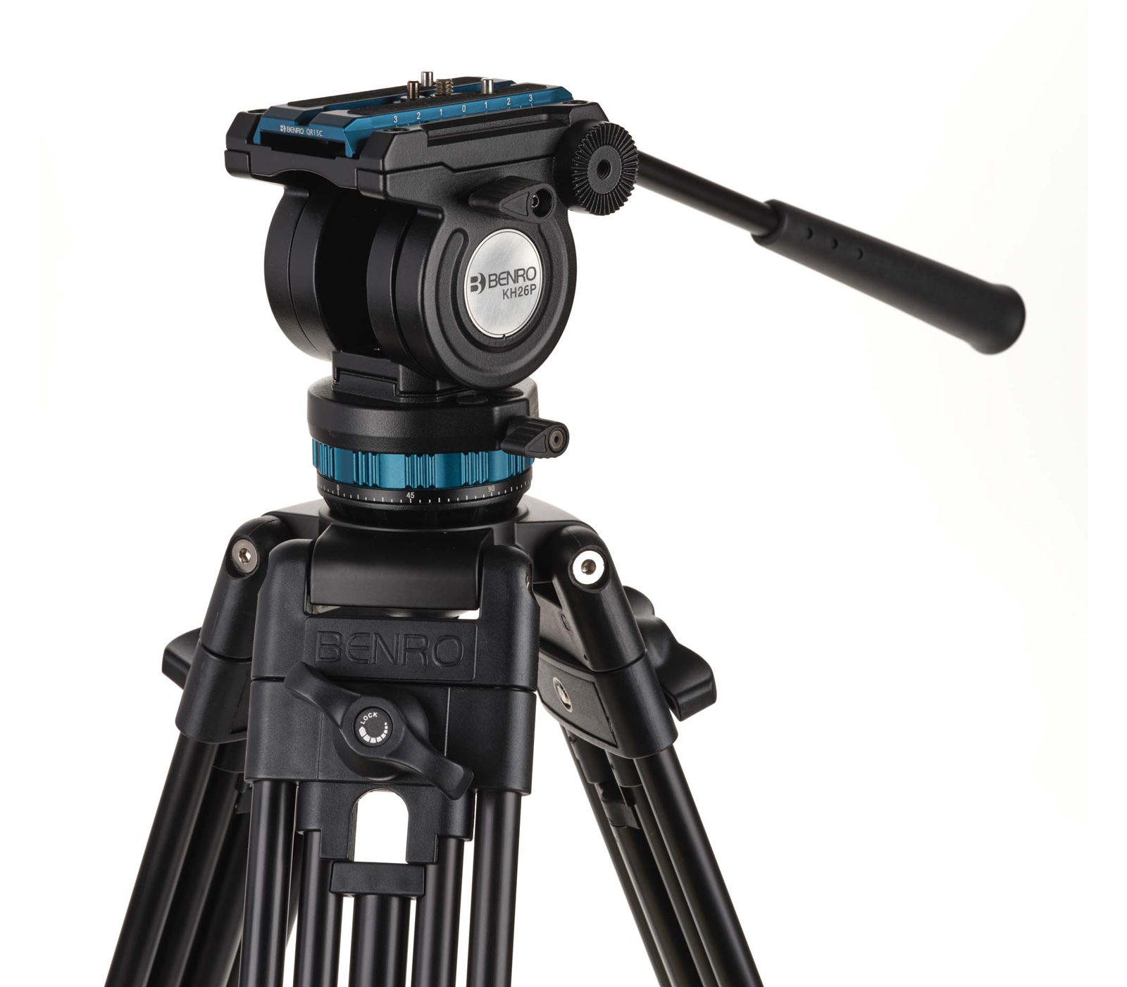 Штатив Benro Dual-Tube KH26PC с видеоголовой, алюминий