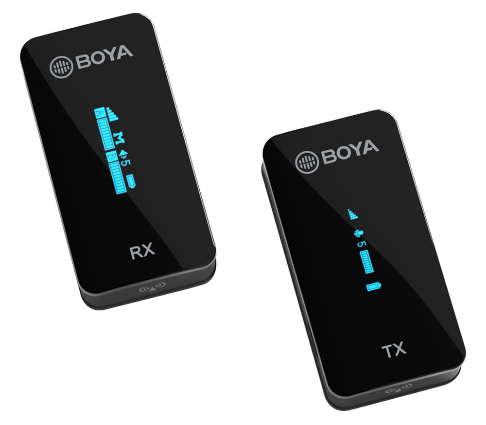 Беспроводная система Boya BY-XM6-S1, TX+RX, 3.5 мм TRS + TRRS