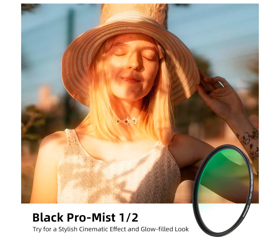 Светофильтр Walking Way Black Pro-Mist 1/2 67mm