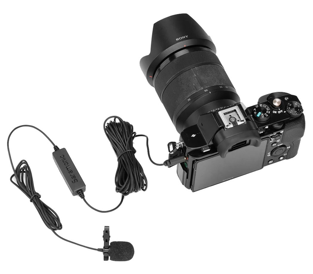 Микрофон Saramonic LavMicro-S, петличный, стерео, 3.5 мм TRS / TRRS