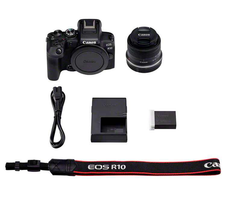 Беззеркальный фотоаппарат Canon EOS R10 Kit RF-S 18-45mm IS STM